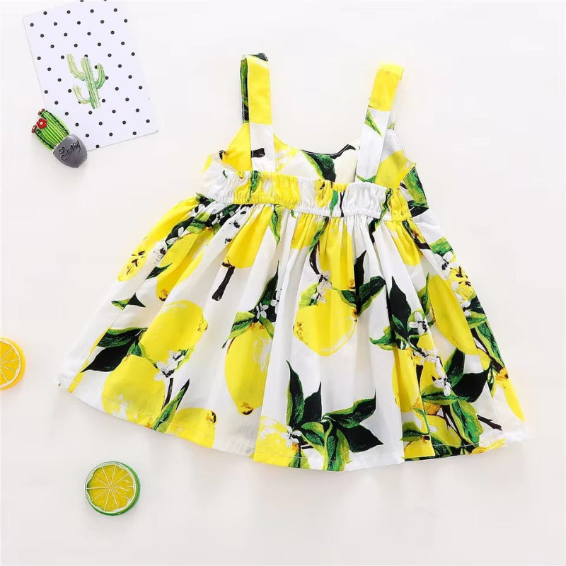 Sweet Bow Bloom: Sleeveless Summer Princess Dress for Baby Girls