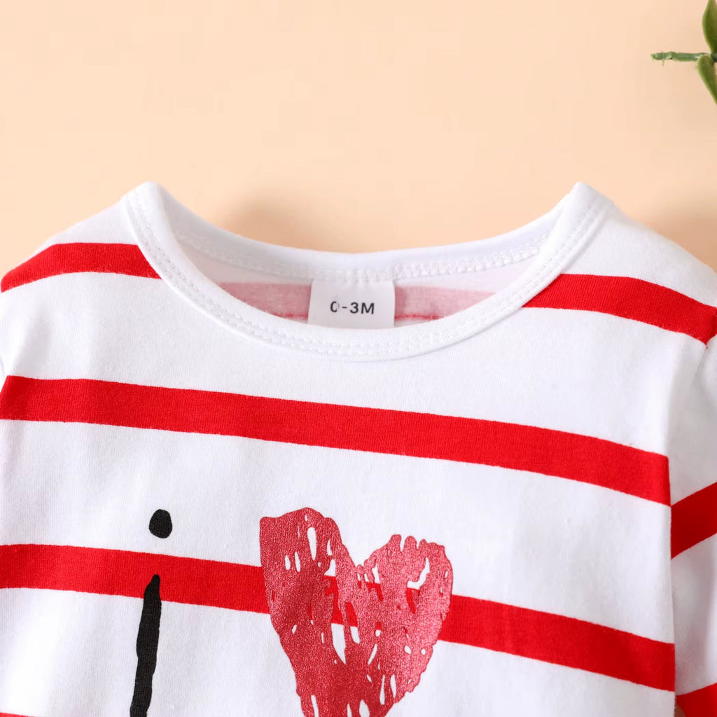 HeartWhisper – Cotton Long-Sleeve Printed Baby Jumpsuit