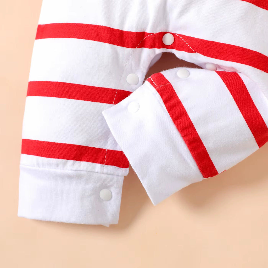 HeartWhisper – Cotton Long-Sleeve Printed Baby Jumpsuit